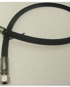 High press. hose with pipe connection A4 1,0m